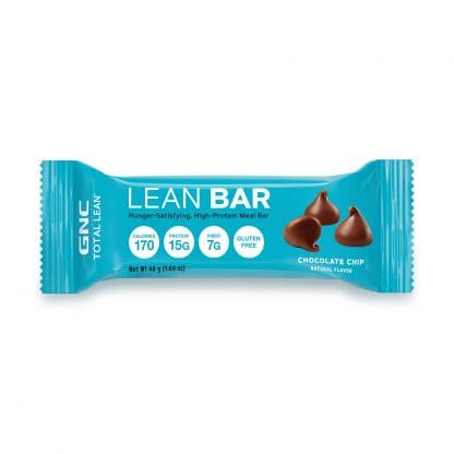 GNC Lean Bar Chocolate Chip - 50 gramos.
