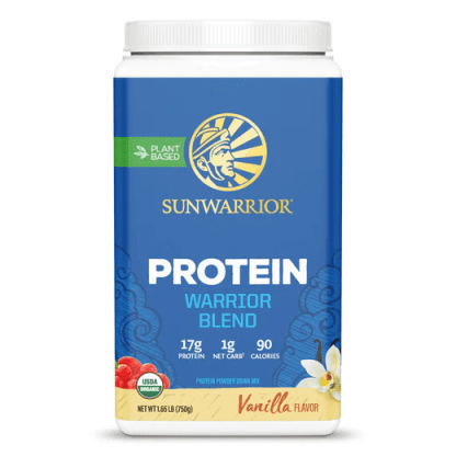 SunWarrior Protein Blend Vainilla - 1.65 Libras, 30 servidas.