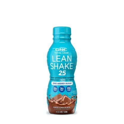 GNC TOTAL LEAN® Lean Shake ™ 25 Swiss Chocolate RTD - 14 fl oz, 414 ML.