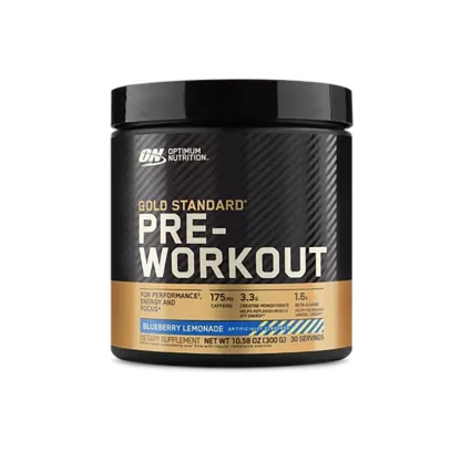 ON Gold Standard Pre-Workout Blueberry Lemonade - 300 gr, 30 servidas.