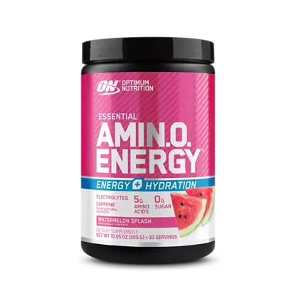 ON Amino Energy Plus Electrolytes Watermelon Splash - 285gr, 30 servidas.