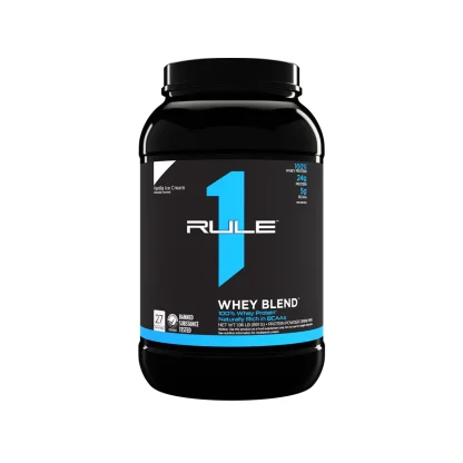 Rule 1 Whey Blend Vainilla Ice Cream - 2.04 lb, 27 servidas.