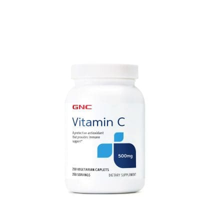 GNC vitamina C with rose hips, 500mg, 100 tablets