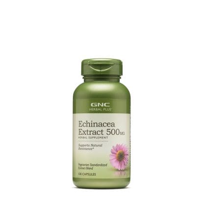 GNC Echinacea Extract - 500MG, 100 cápsulas.