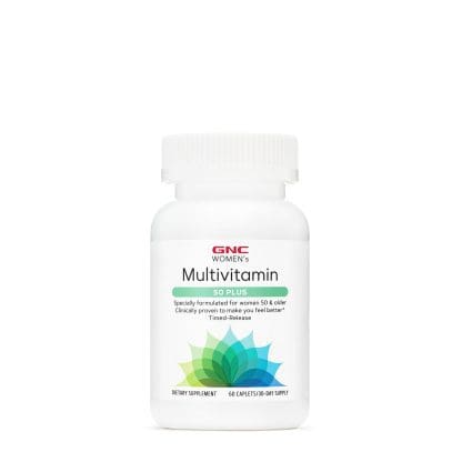 GNC womens ultra mega 50 plus timed release,  60 caplets