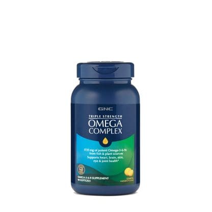 GNC Triple Strength Omega Complex - 90 cápsulas.