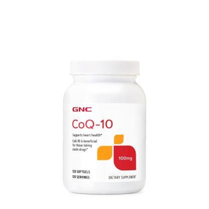 GNC CoQ-10 - 100 MG, 120 cápsulas.
