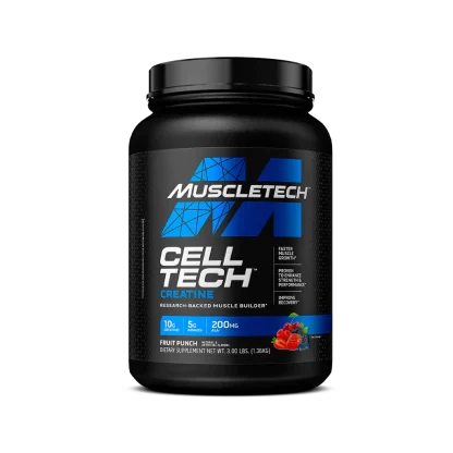 MuscleTech Cell Tech Fruit Punch 3 Lb, 27 servidas.