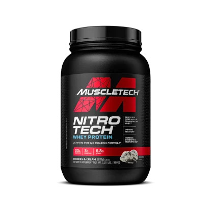 MuscleTech Nitro-Tech Cookies and Cream – 2.20 LB, 22 servidas.