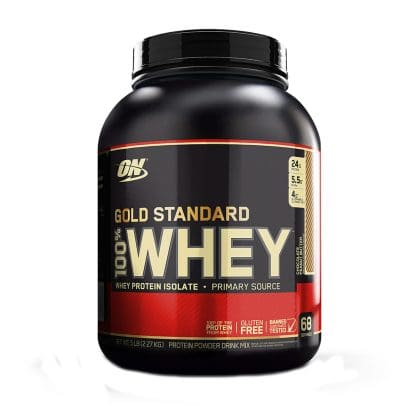 ON Gold Standard 100% Whey Chocolate Peanut Butter 5 Lb , 68 servings
