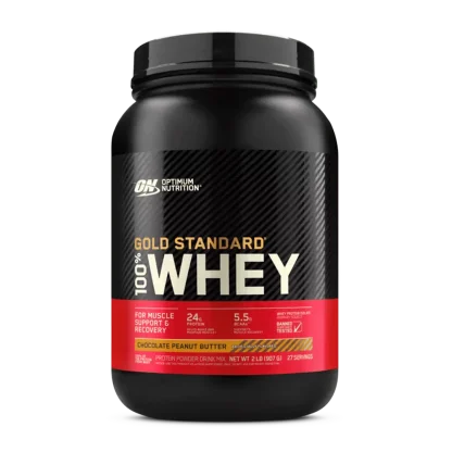 ON Gold 100% Whey Chocolate Peanut Butter 2 LB,  27 servings.