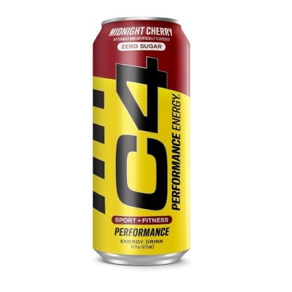 C4 Energy Drink Cherry Zero 16oz.